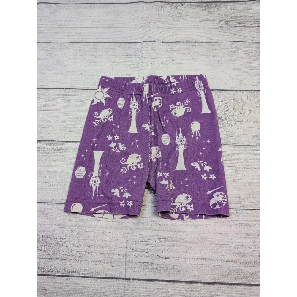 5 Hanna Andersson/Disney Tangled Rapunzel Short John Pajamas